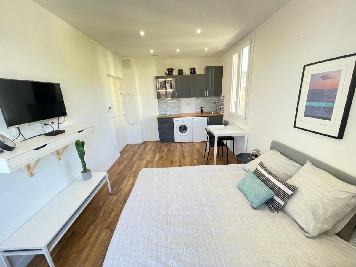Nice Renting - Cambrai02 - Studio Beach Sea View - Ac - Promenade Des Anglais Εξωτερικό φωτογραφία
