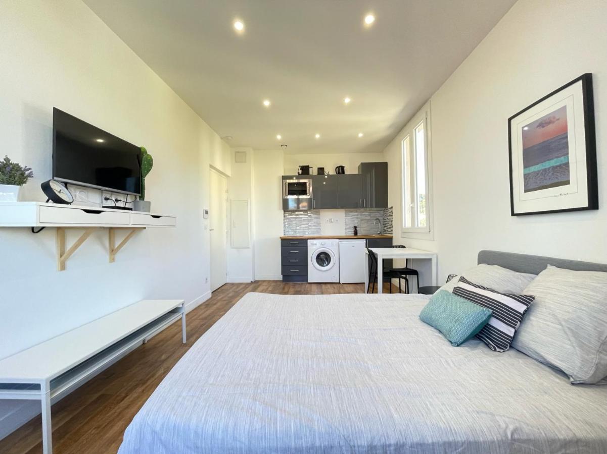 Nice Renting - Cambrai02 - Studio Beach Sea View - Ac - Promenade Des Anglais Εξωτερικό φωτογραφία